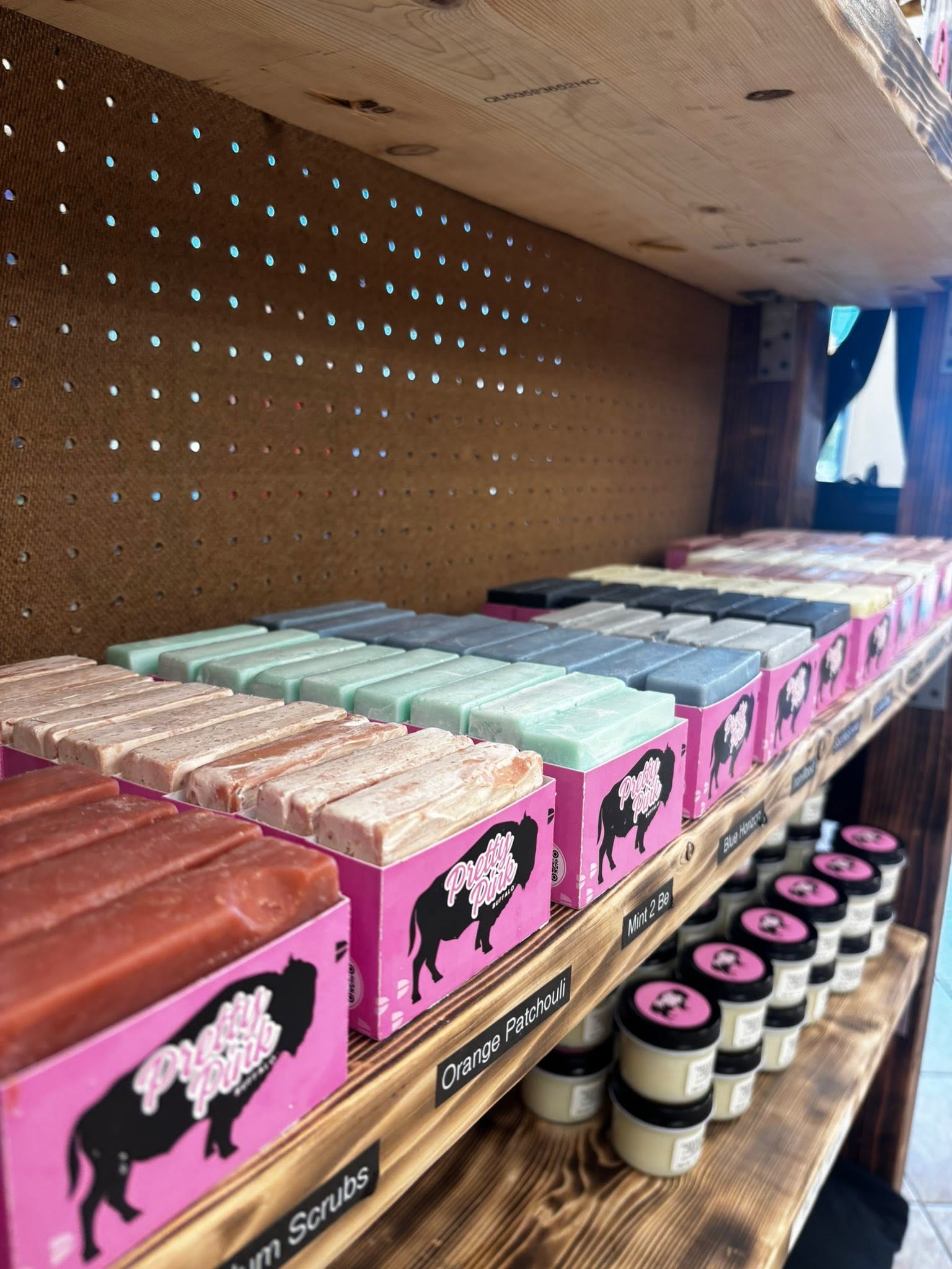 Pretty Pink Buffalo handcrafted soaps and body-care products developed through tallow-based product research and workforce training